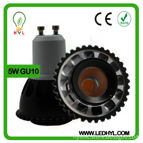 Dimmable warm white led spot light bean angle 30 5W gu10 led bulb